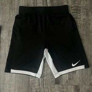 Boys Black Athletic Shorts